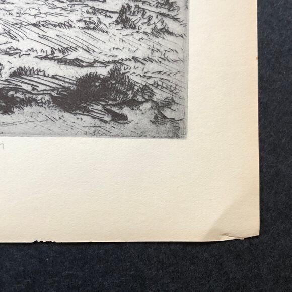 Mahonri Young "Walpi in Sunlight" 1930s Art Print Sketch Vintage Arizona Navajo - Picture 6 of 12